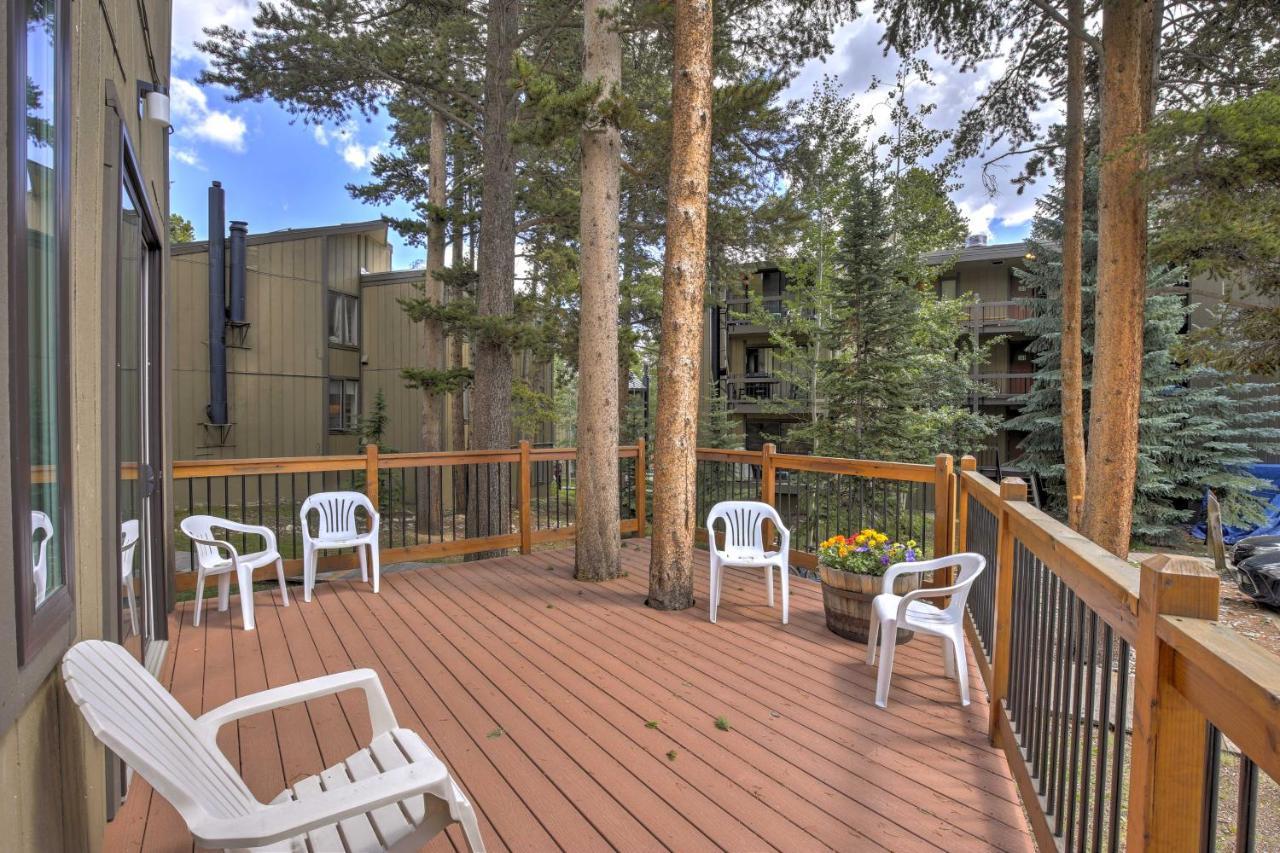 Breckenridge Condo With Balcony Walk To Ski Resort Zewnętrze zdjęcie